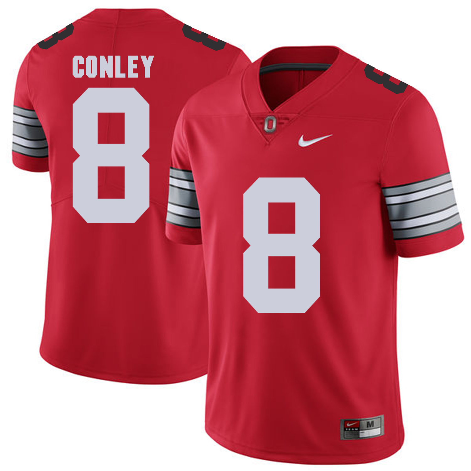 Men Ohio State #8 Conley Red Customized NCAA Jerseys